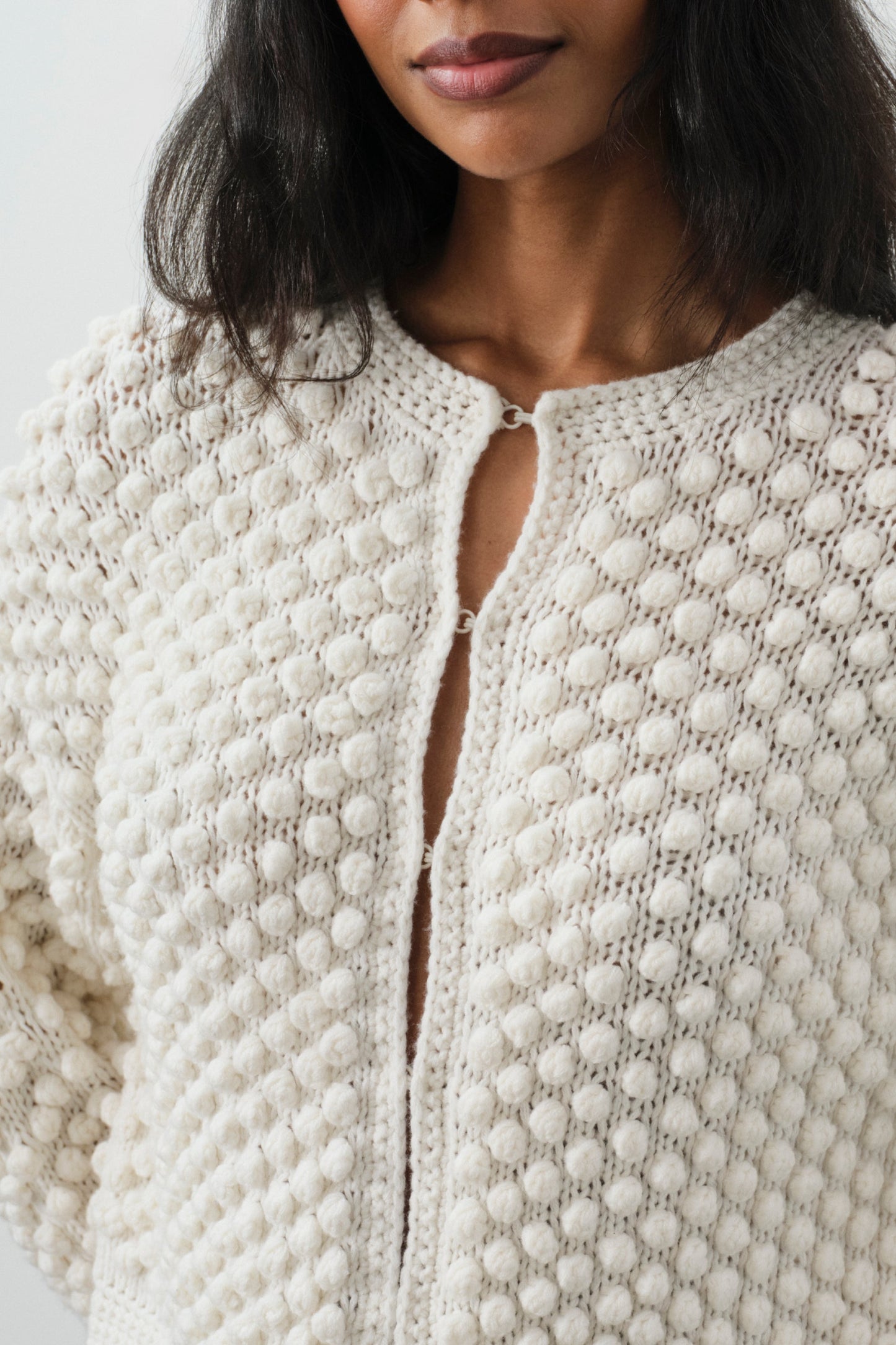 GOLDIE HAND-CROCHETED CARDIGAN