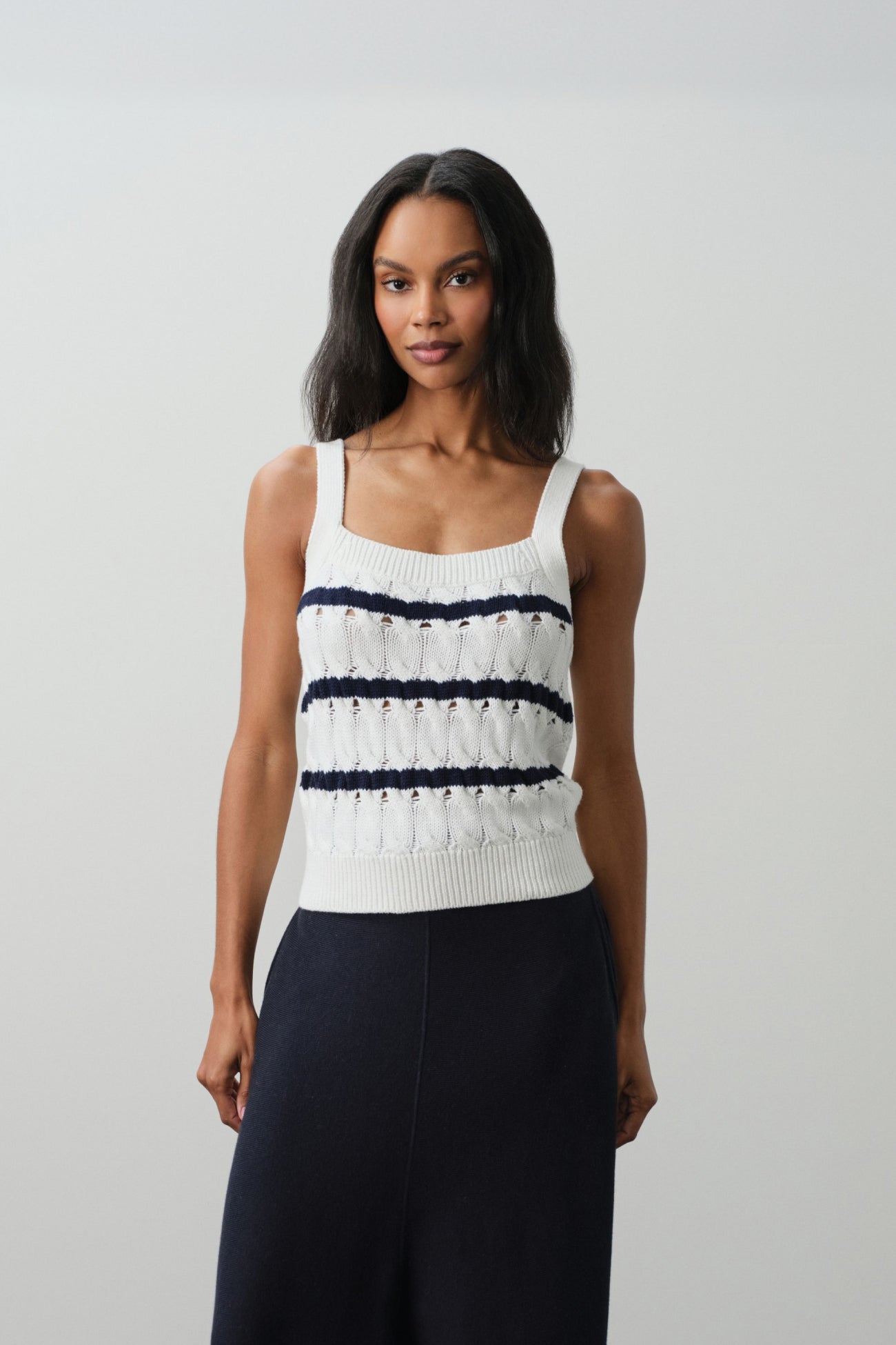 ELENA SQUARE NECK TANK