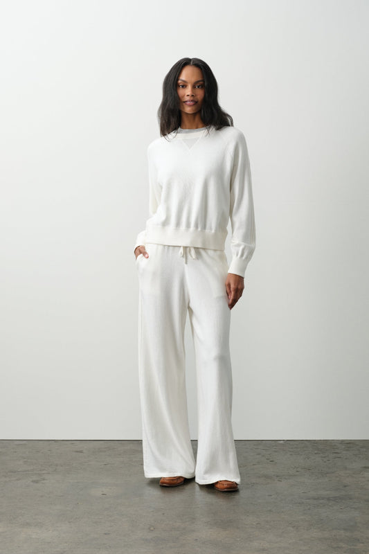 ASHLYN COTTON CASHMERE TRACK PANTS