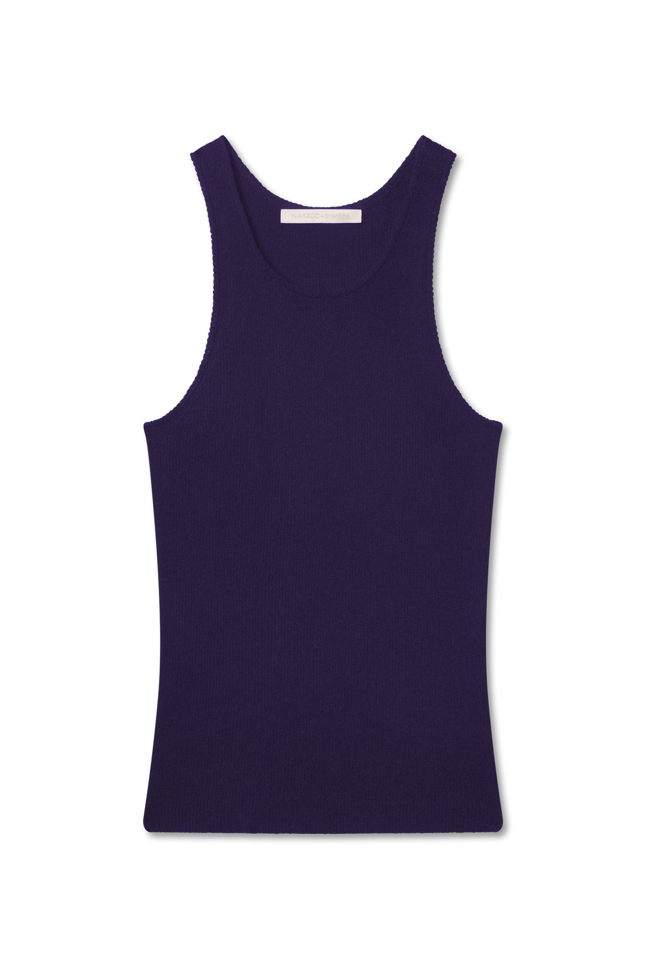 CAROLINA CREWNECK CASHMERE TANK