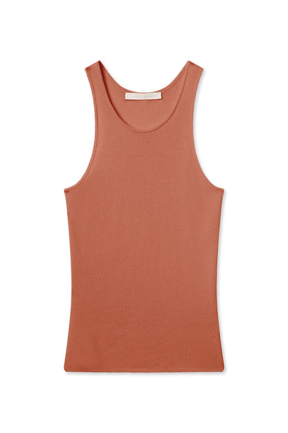 CAROLINA CREWNECK CASHMERE TANK