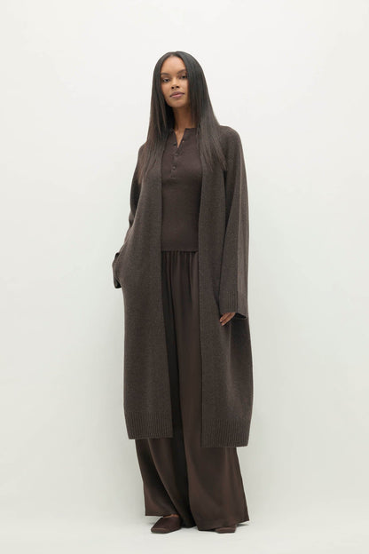MAKENA LONGLINE CASHMERE CARDIGAN