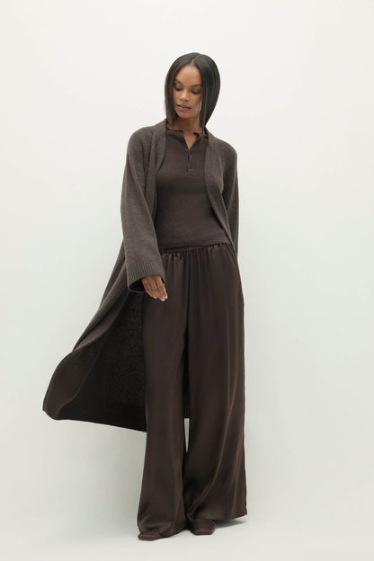 MAKENA LONGLINE CASHMERE CARDIGAN