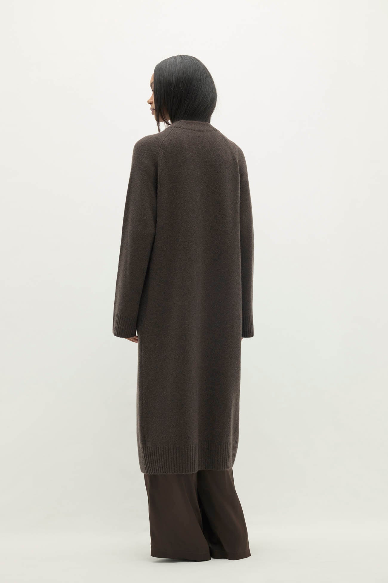 MAKENA LONGLINE CASHMERE CARDIGAN
