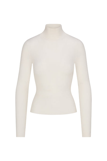 RUMER FITTED CASHMERE TURTLENECK