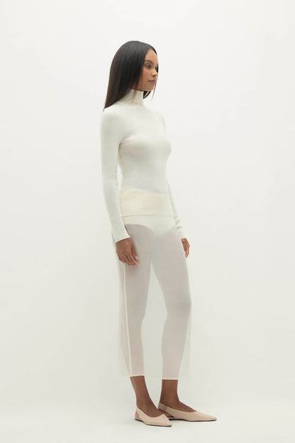 RUMER FITTED CASHMERE TURTLENECK