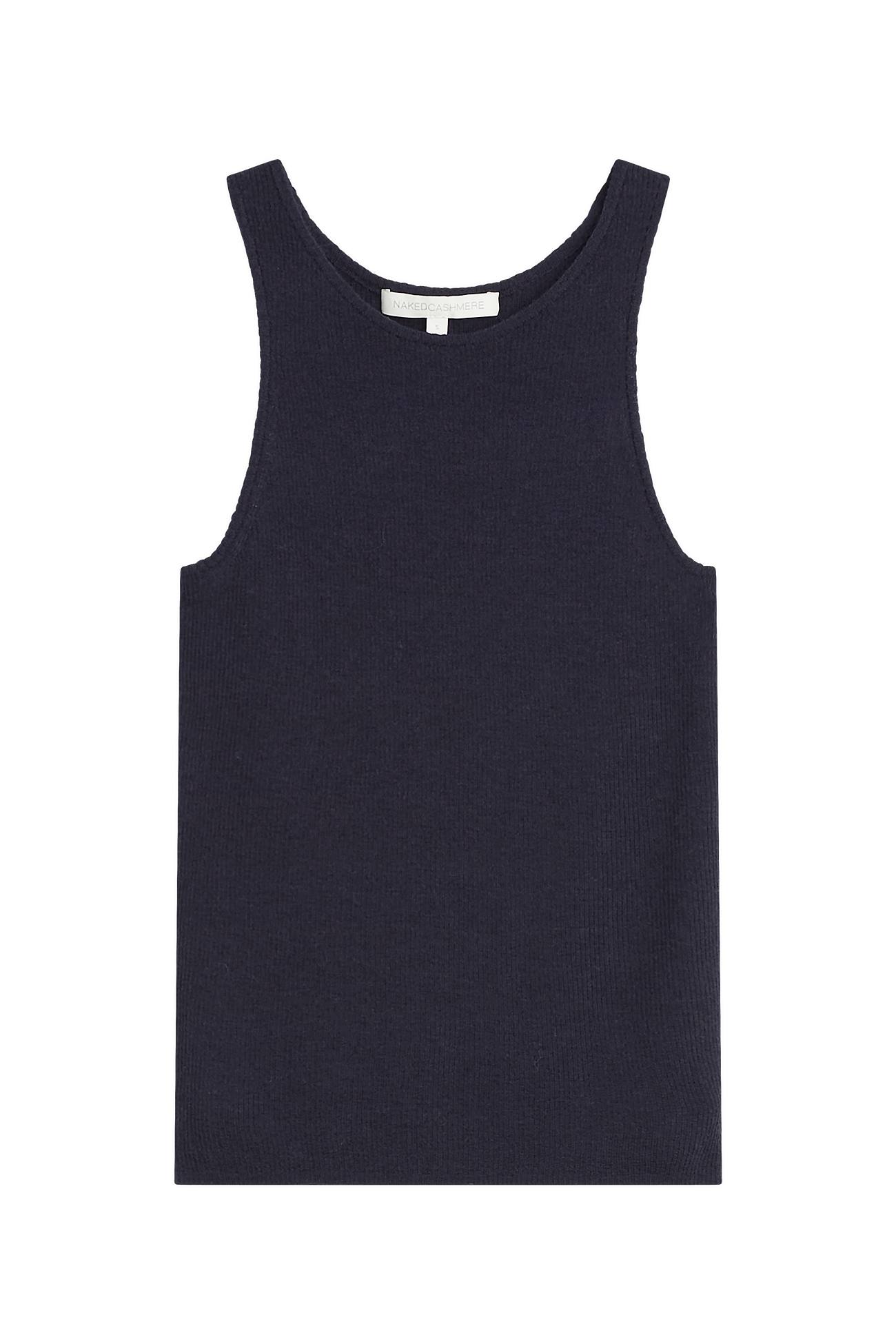 CAROLINA CREWNECK CASHMERE TANK