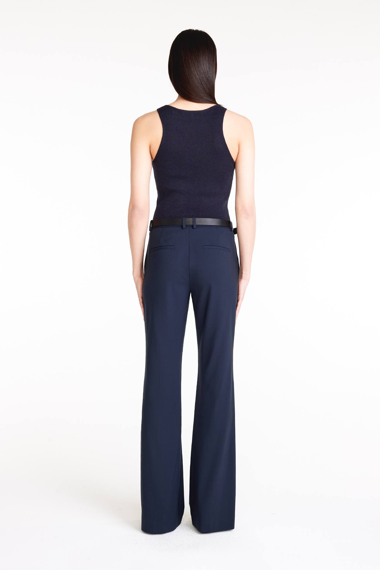 CAROLINA CREWNECK CASHMERE TANK