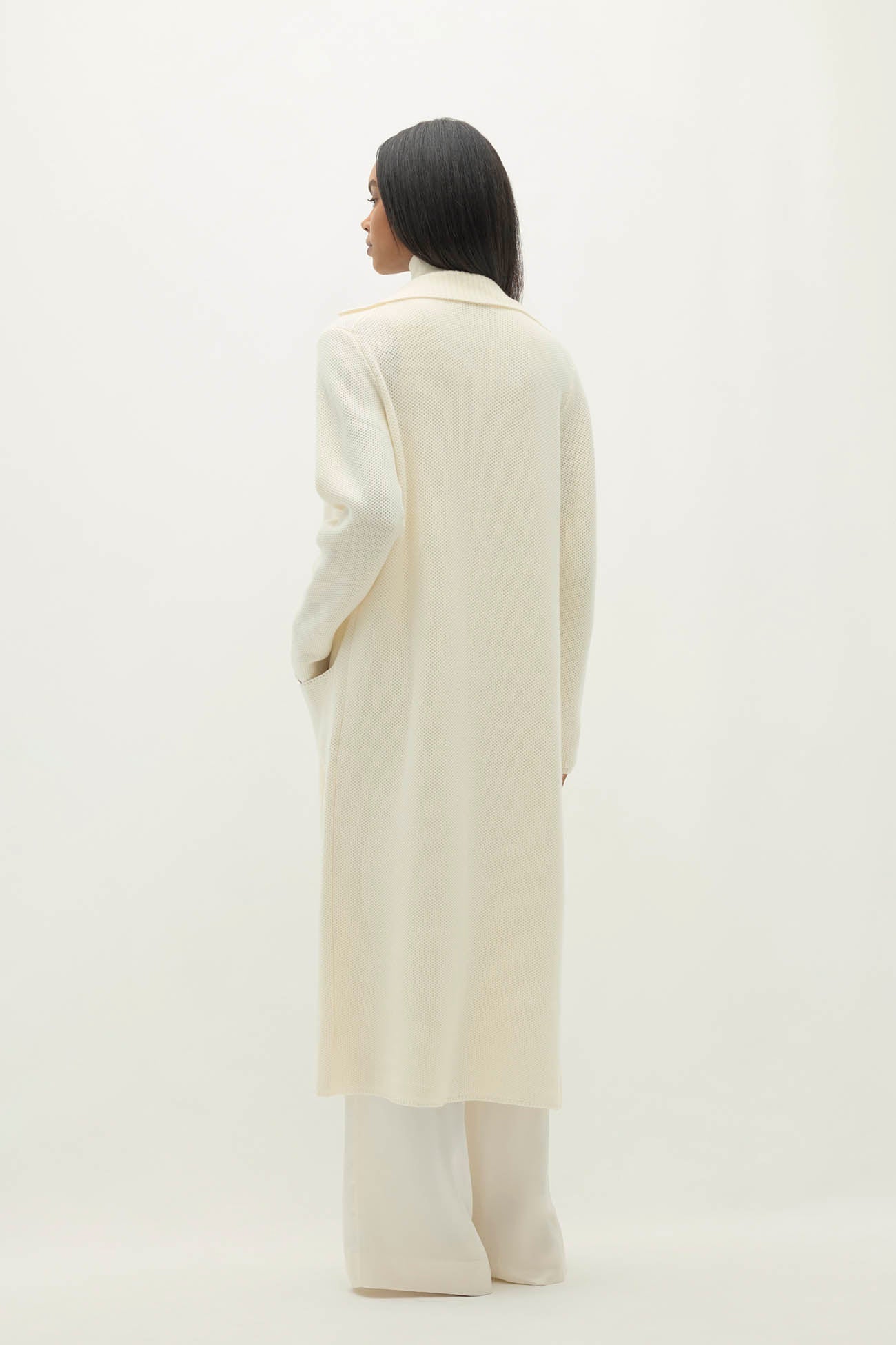 DARYA LONGLINE CASHMERE CARDIGAN