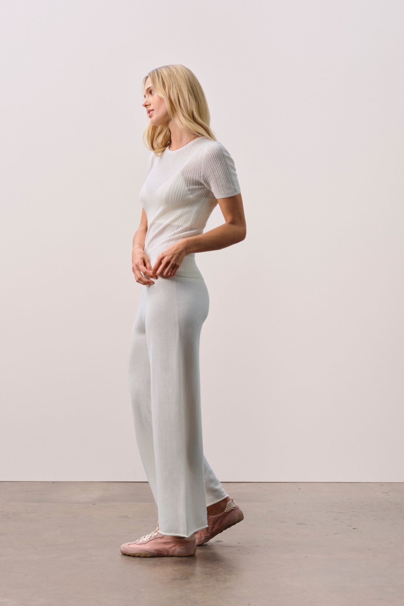 MARINA CROPPED CASHMERE PANT