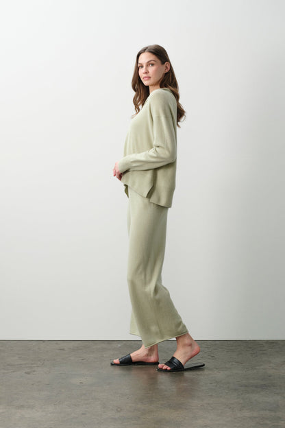 MARINA CROPPED CASHMERE PANT
