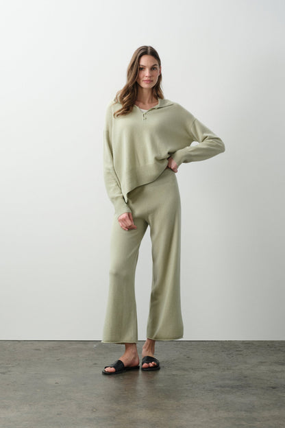 MARINA CROPPED CASHMERE PANT