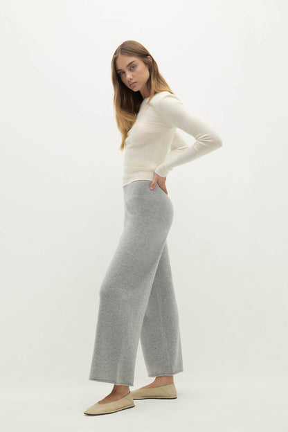 MARINA CROPPED CASHMERE PANT
