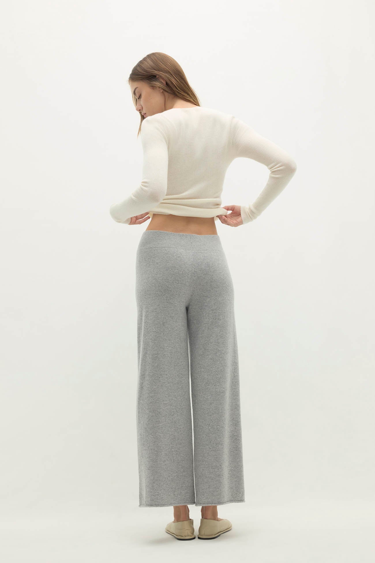 MARINA CROPPED CASHMERE PANT