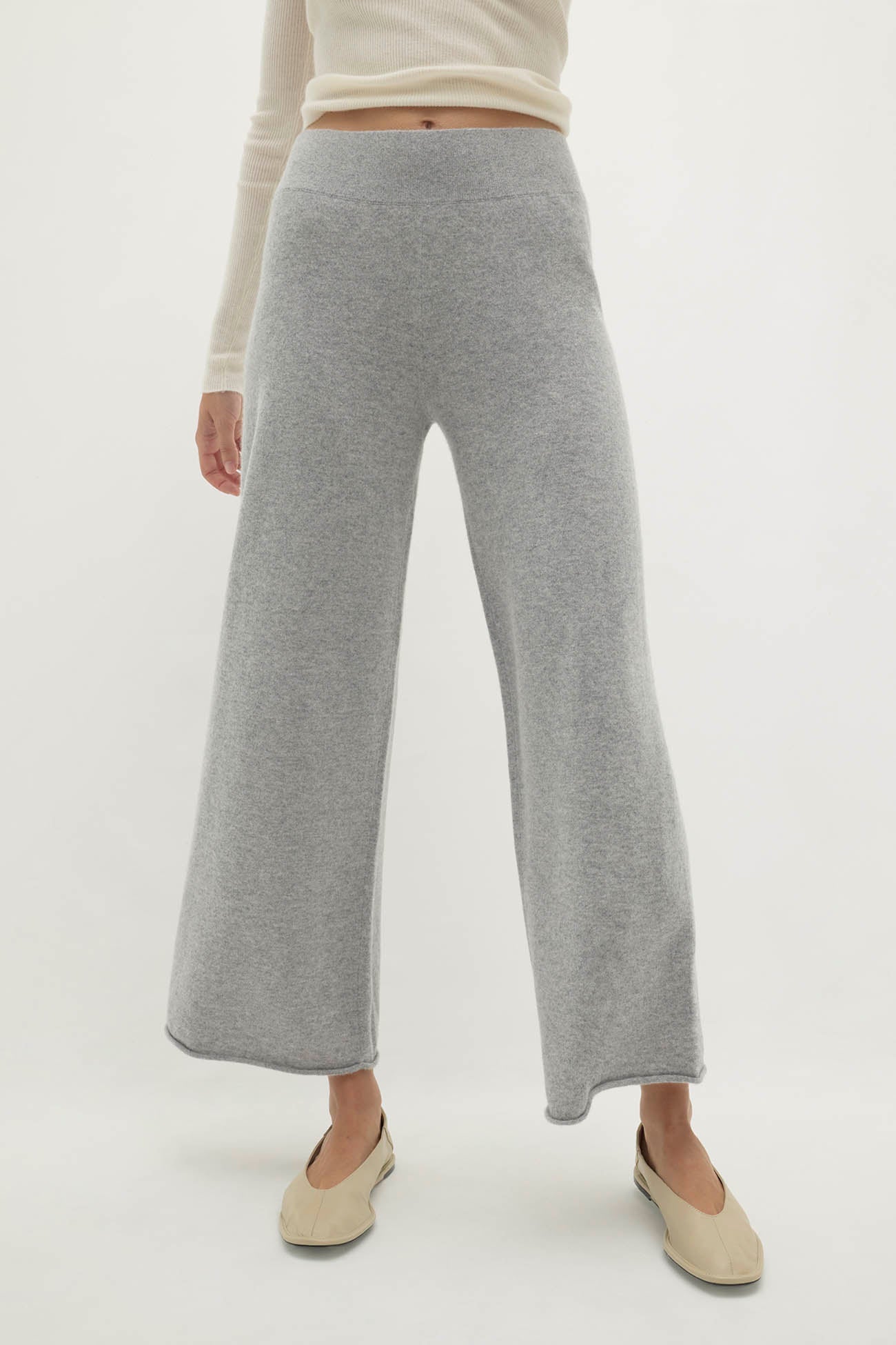 MARINA CROPPED CASHMERE PANT