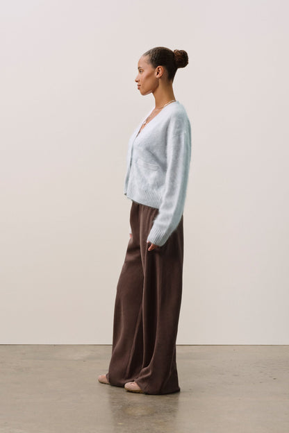 MICHAELA BRUSHED CASHMERE CARDIGAN