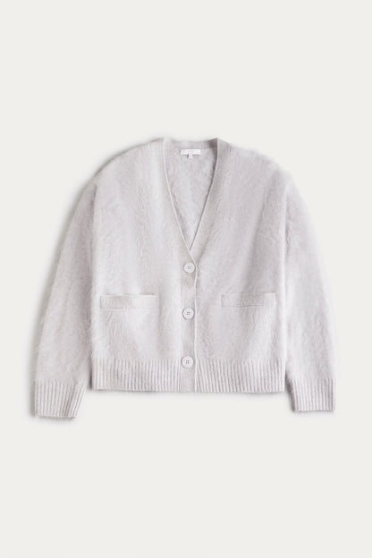 MICHAELA BRUSHED CASHMERE CARDIGAN