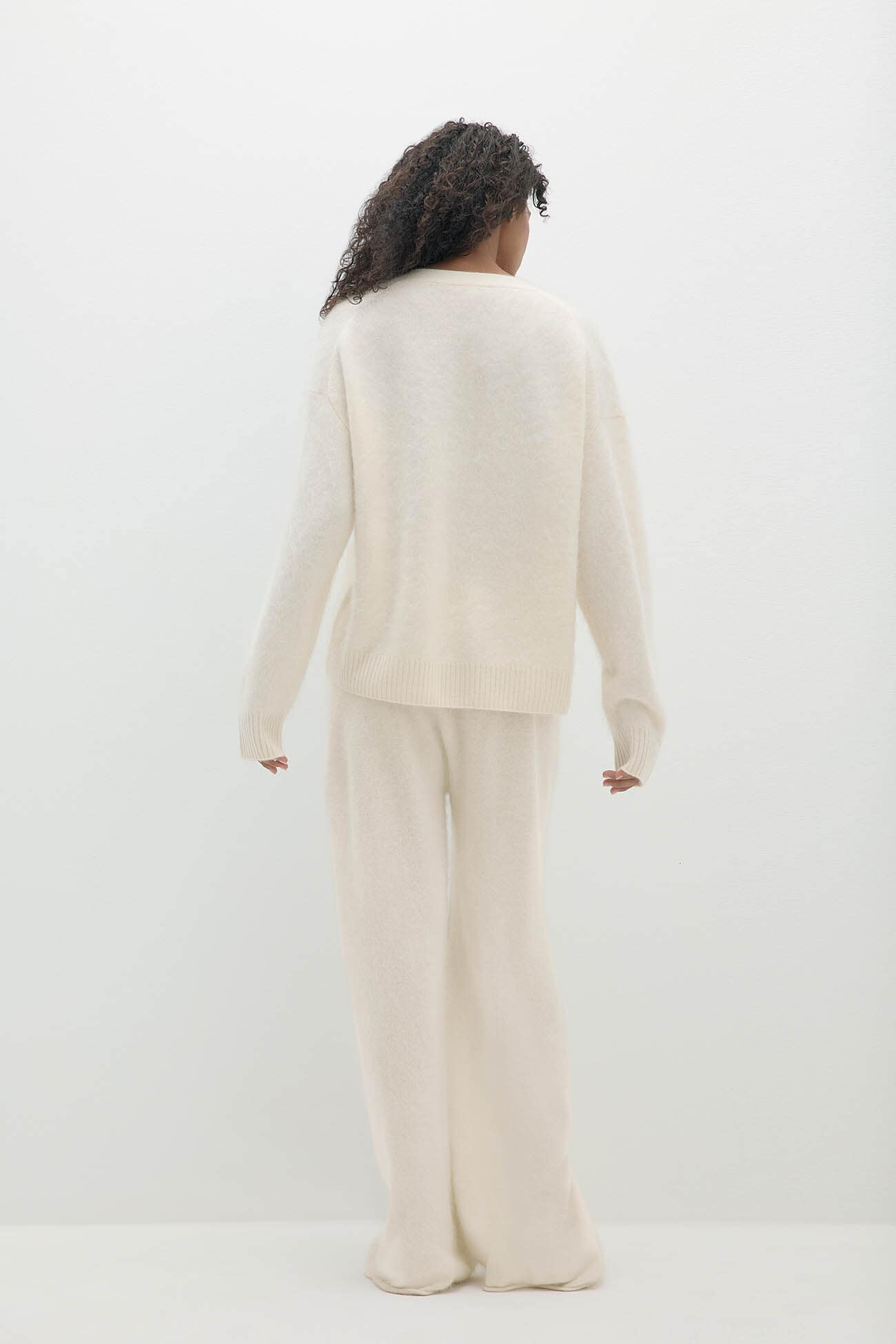 MICHAELA BRUSHED CASHMERE CARDIGAN