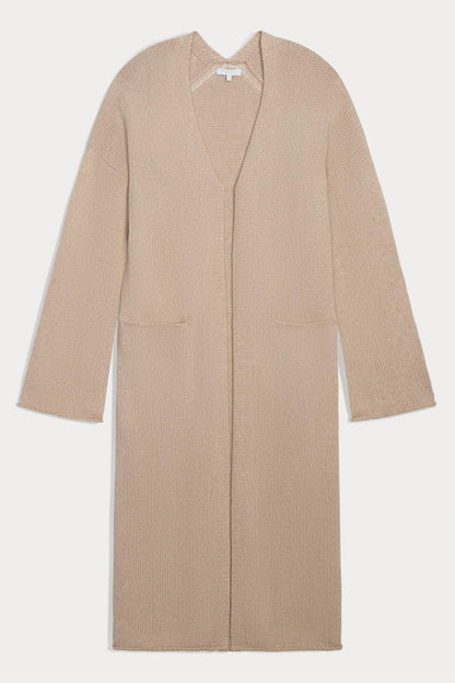 HARRIET LONGLINE ORGANIC CASHMERE BLEND CARDIGAN