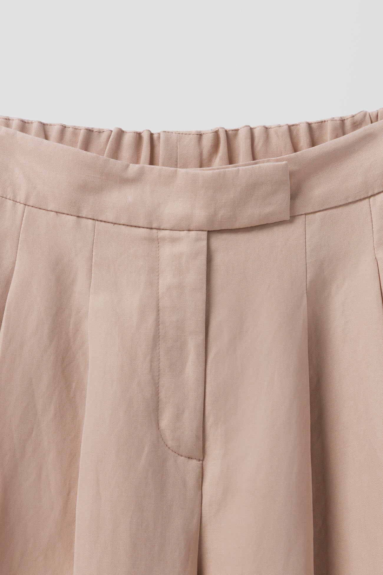 LEYNA SILK LINEN WIDE LEG PANT