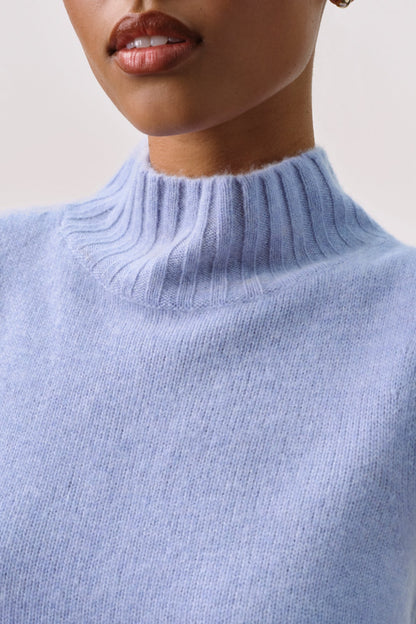 LOUISA SLEEVELESS MOCK NECK