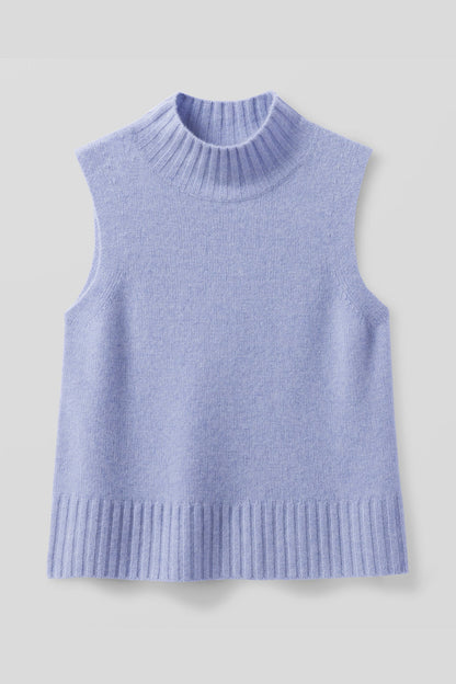 LOUISA SLEEVELESS MOCK NECK
