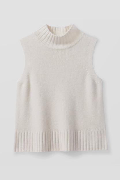 LOUISA SLEEVELESS MOCK NECK