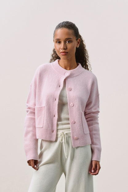 REVERIE BUTTON-UP CASHMERE CARDIGAN
