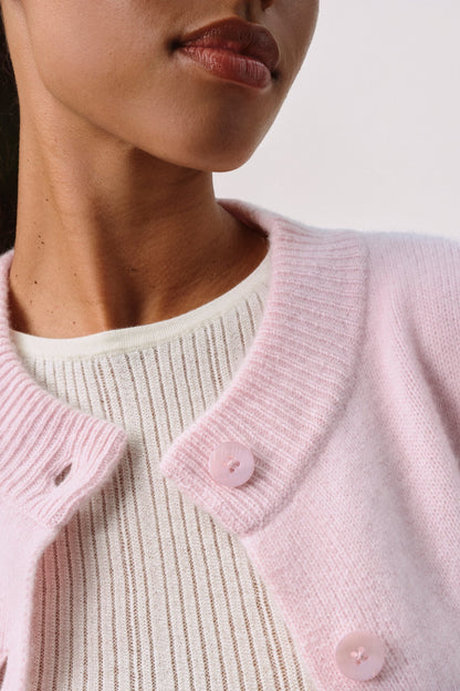 REVERIE BUTTON-UP CASHMERE CARDIGAN