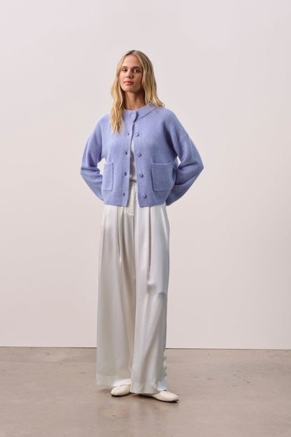 REVERIE BUTTON-UP CASHMERE CARDIGAN