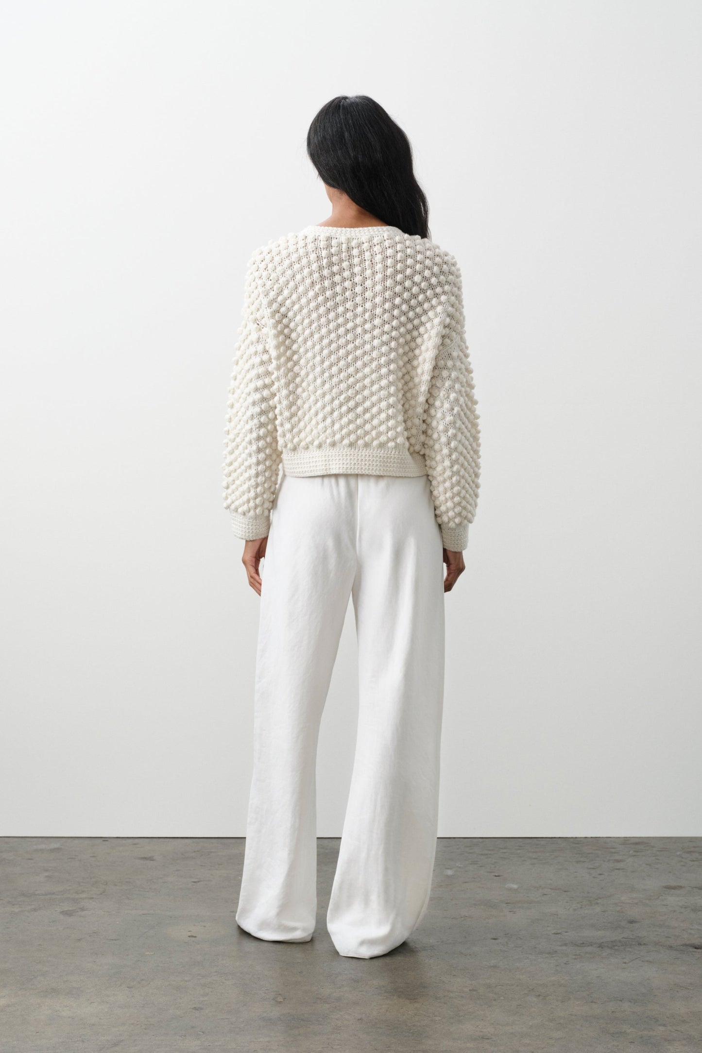 GOLDIE HAND-CROCHETED CARDIGAN