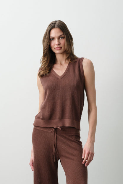 LYRA COTTON CASHMERE VEST