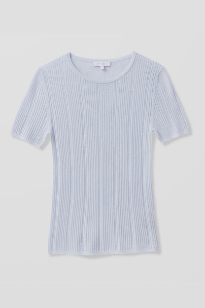 ETTA TRELLIS CASHMERE TEE