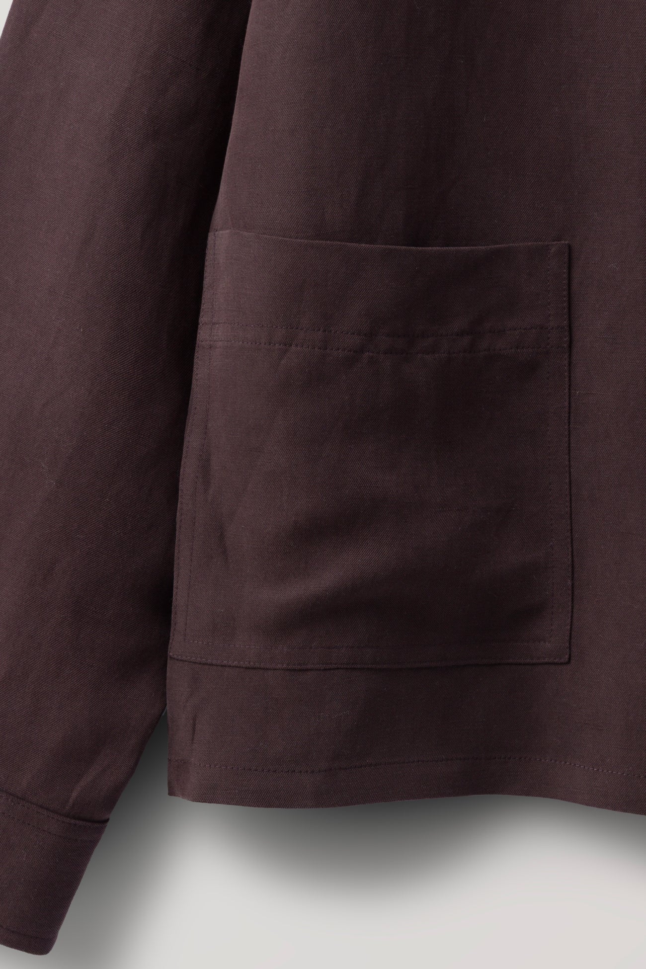 ANTONIA SILK LINEN CHORE COAT
