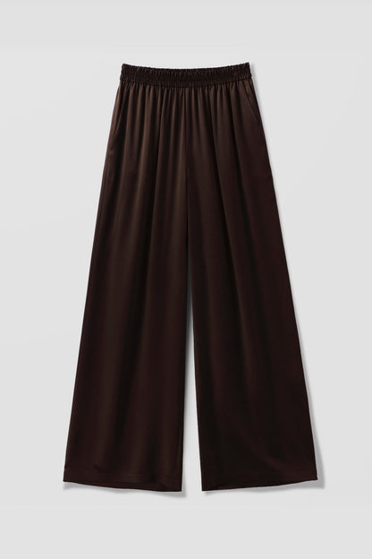EVAN SILK WIDE LEG PANT | 30" INSEAM