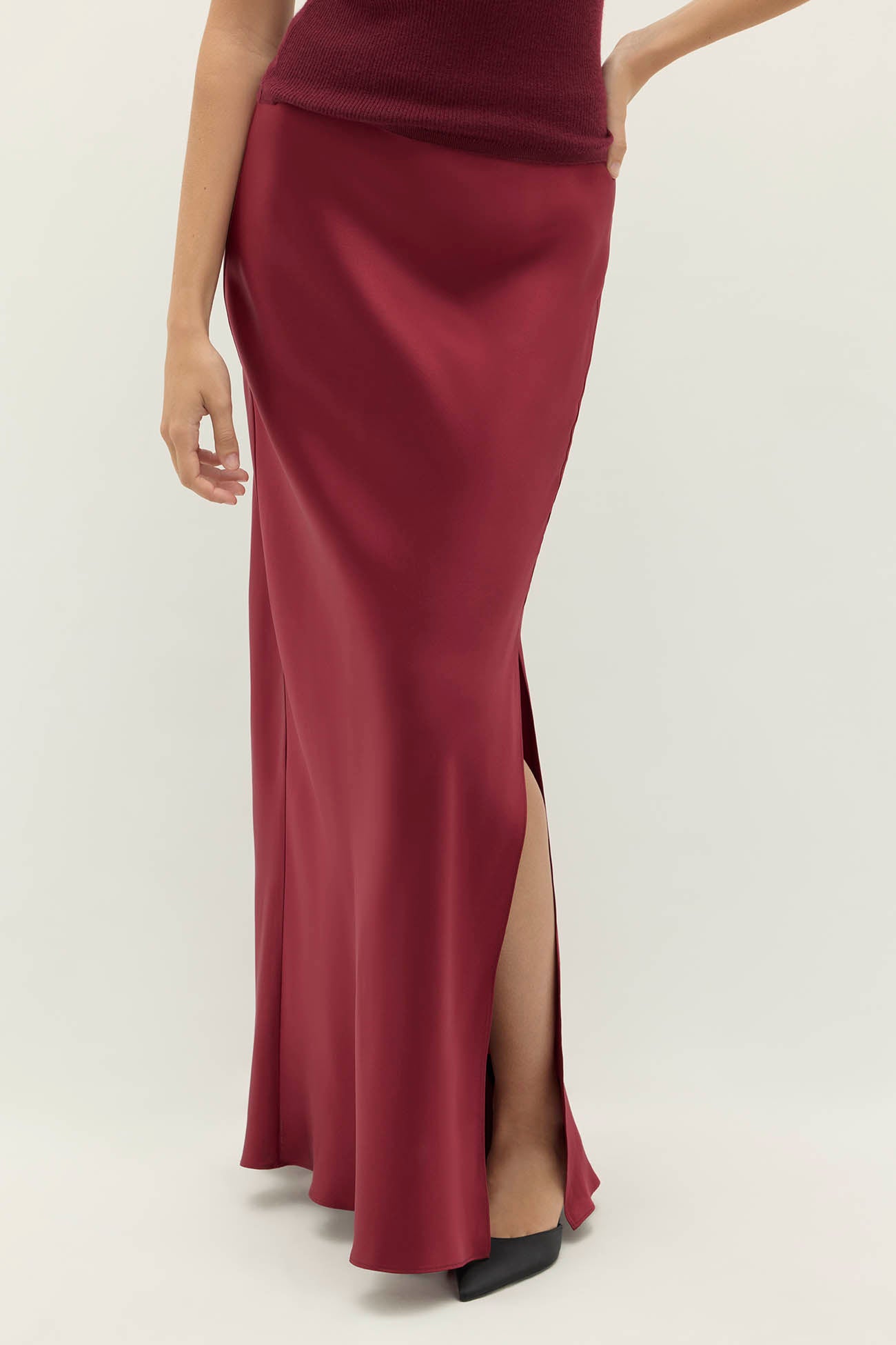 SIREN SILK MAXI SKIRT