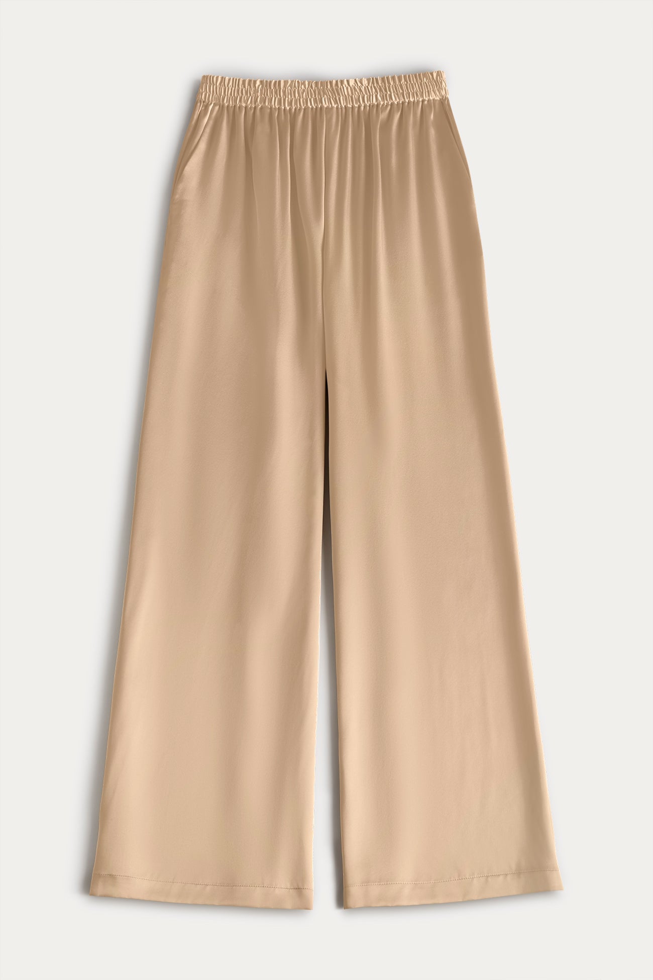 EVAN SILK WIDE LEG PANT | 30" INSEAM