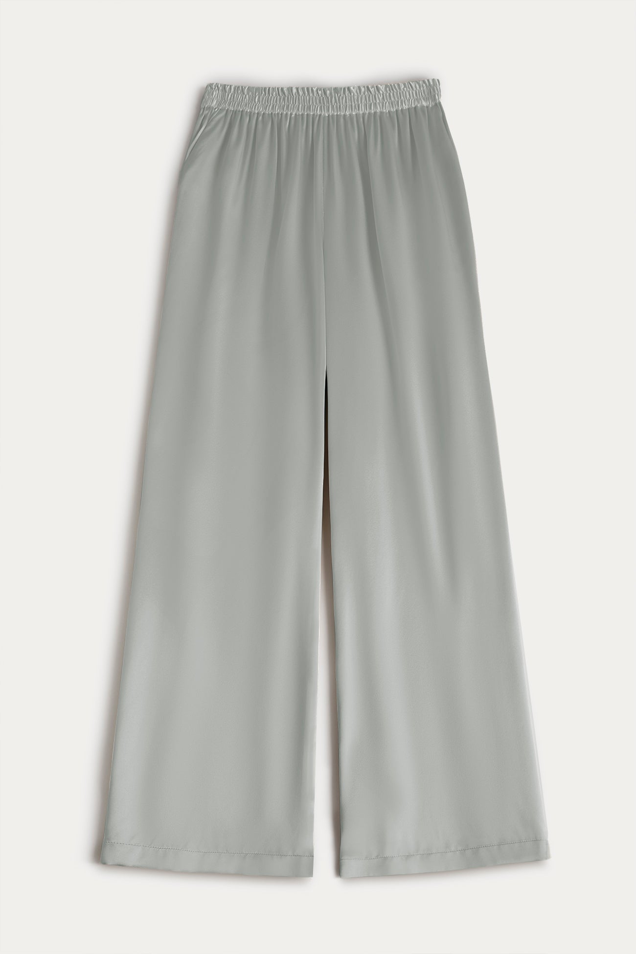 EVAN SILK WIDE LEG PANT | 30" INSEAM