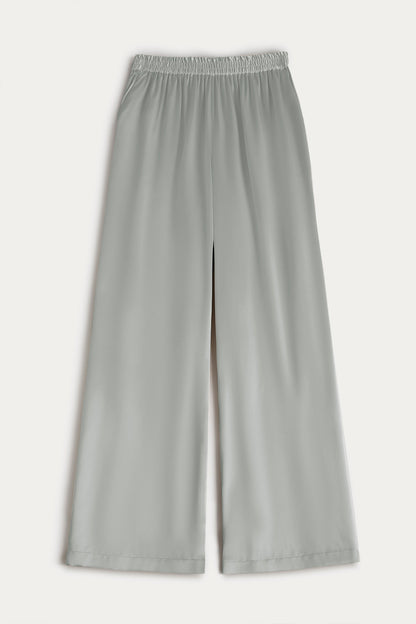 EVAN SILK WIDE LEG PANT | 30" INSEAM
